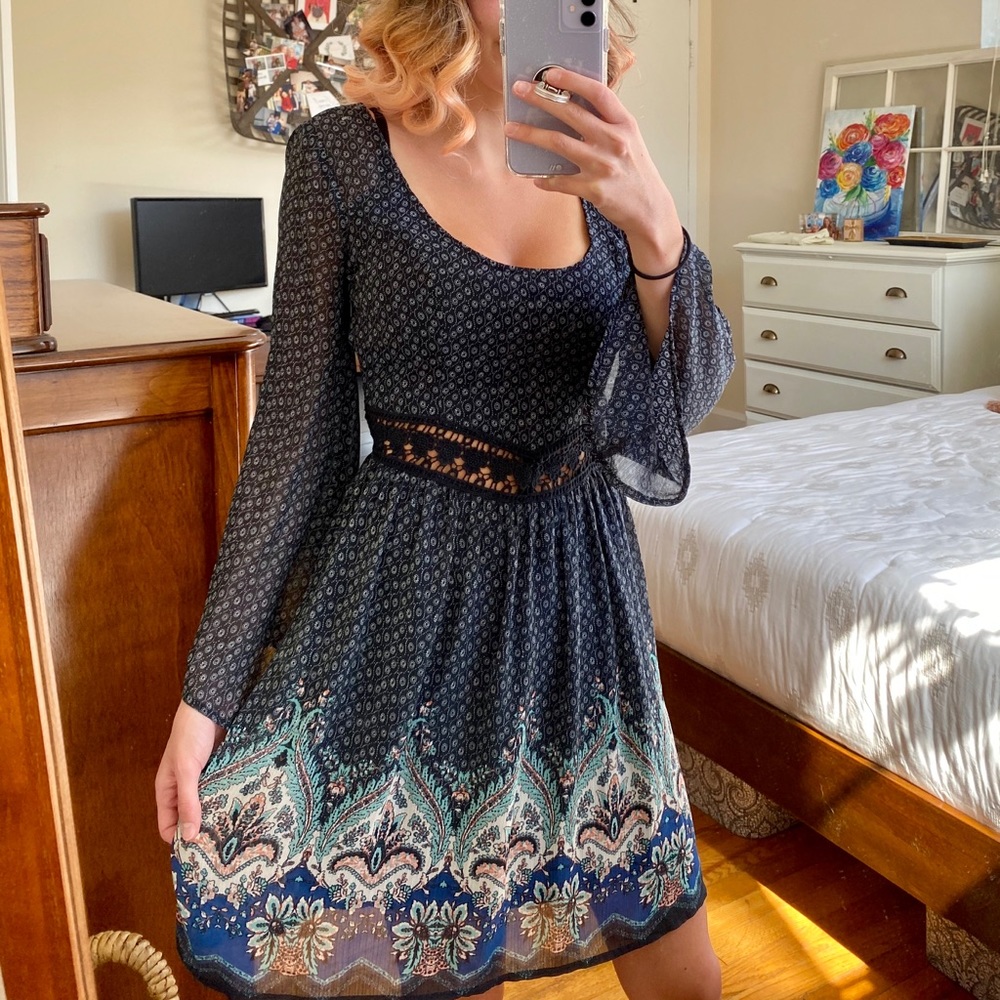 Hollister Skater Dress - Open back and Cut out!